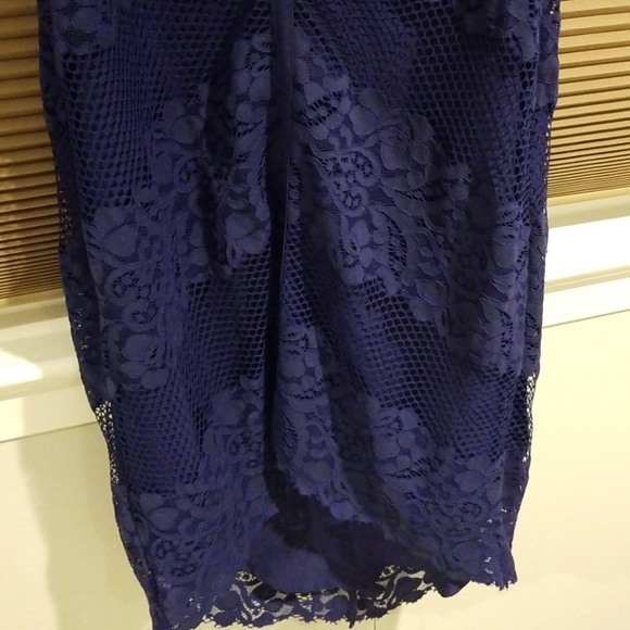 Adelyn Rae blue lace dress - Picture 6 of 9